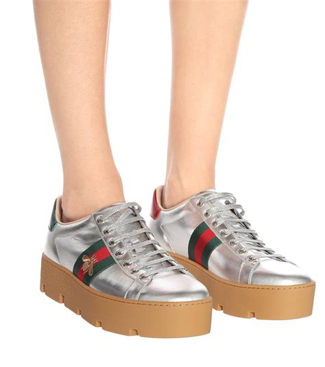 gucci ace platform sneakers|gucci ace platform sneakers women.